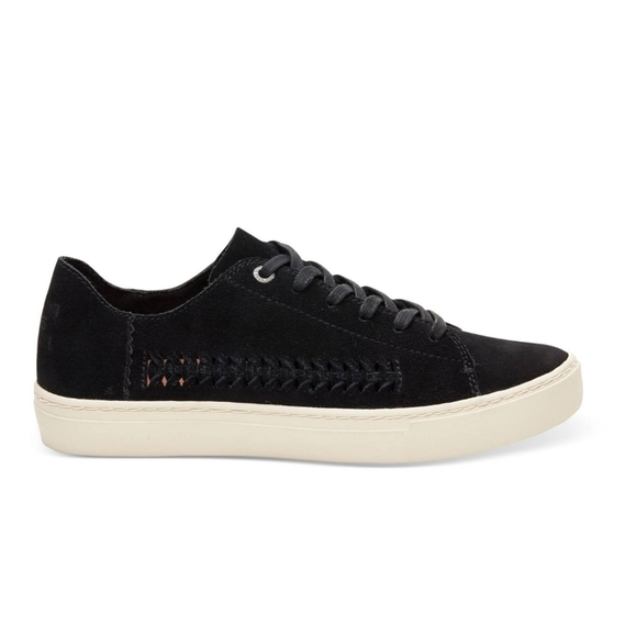 Toms Black and Cream Women's Sneakers - Picture 1 of 7